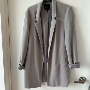 Dynamite Grey Open Blazer